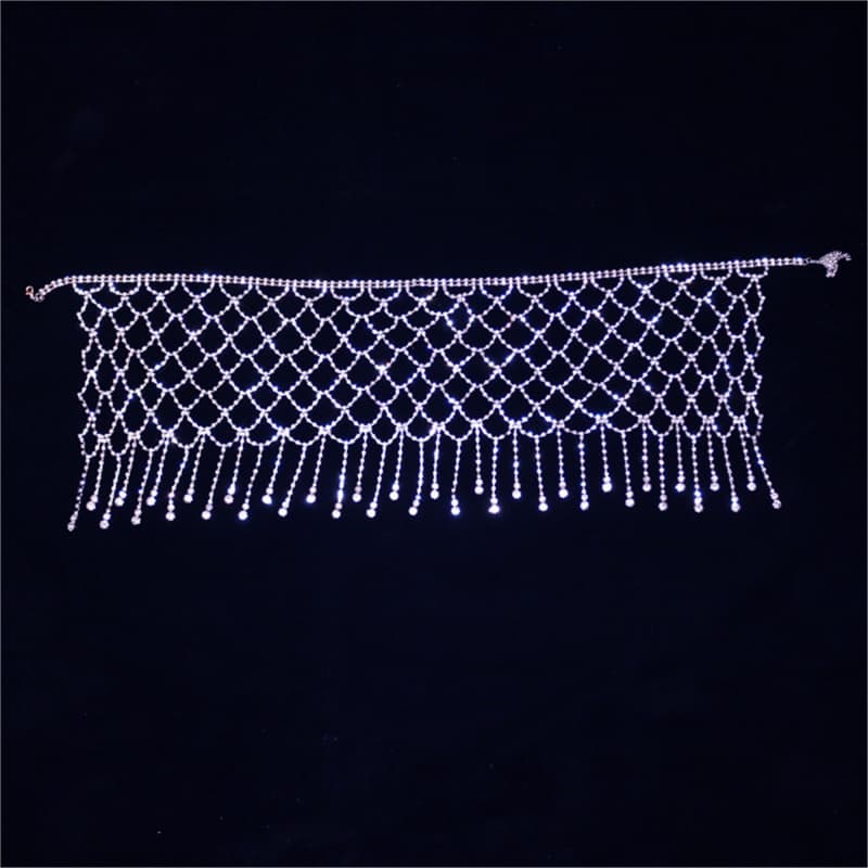 Bling Rhinestone Waist Chain - Sparkling Belly Jewelry