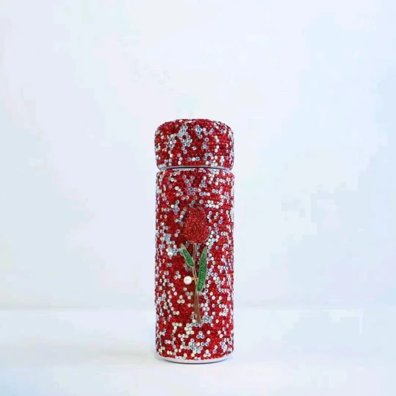 150ML Floral Stainless Steel Pocket Tumbler - Vacuum Insulated Hot Cold Cup