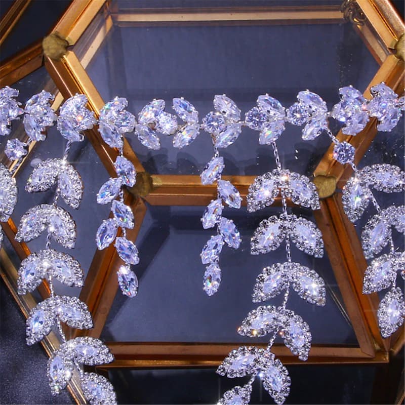 Luxury Rhinestone Head Chain - Sparkling Bridal Crown