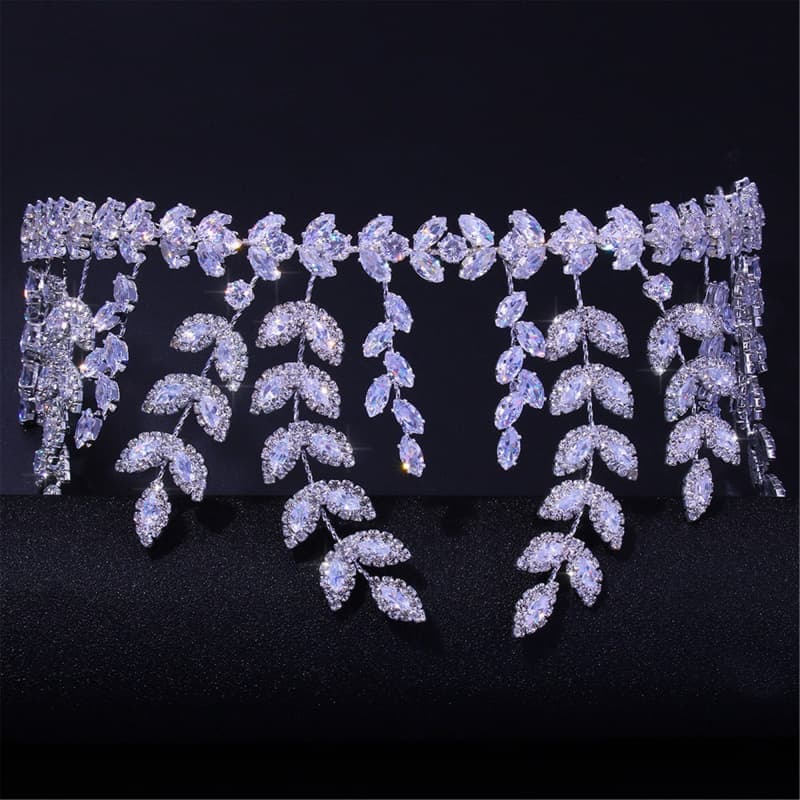 Luxury Rhinestone Head Chain - Sparkling Bridal Crown