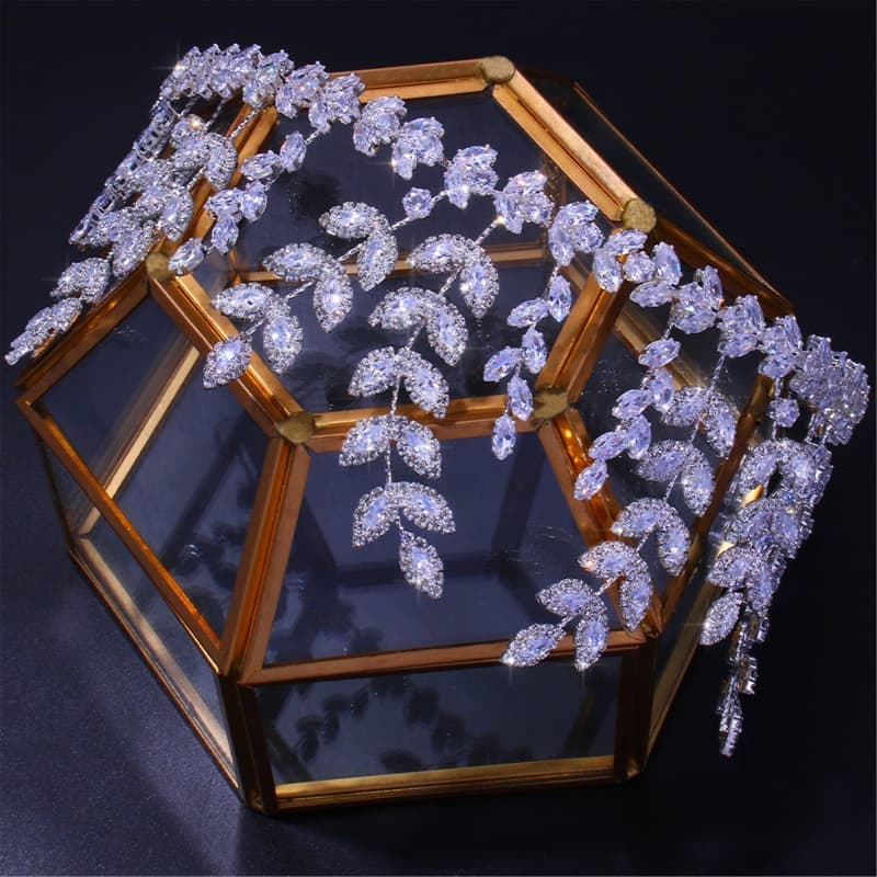 Luxury Rhinestone Head Chain - Sparkling Bridal Crown