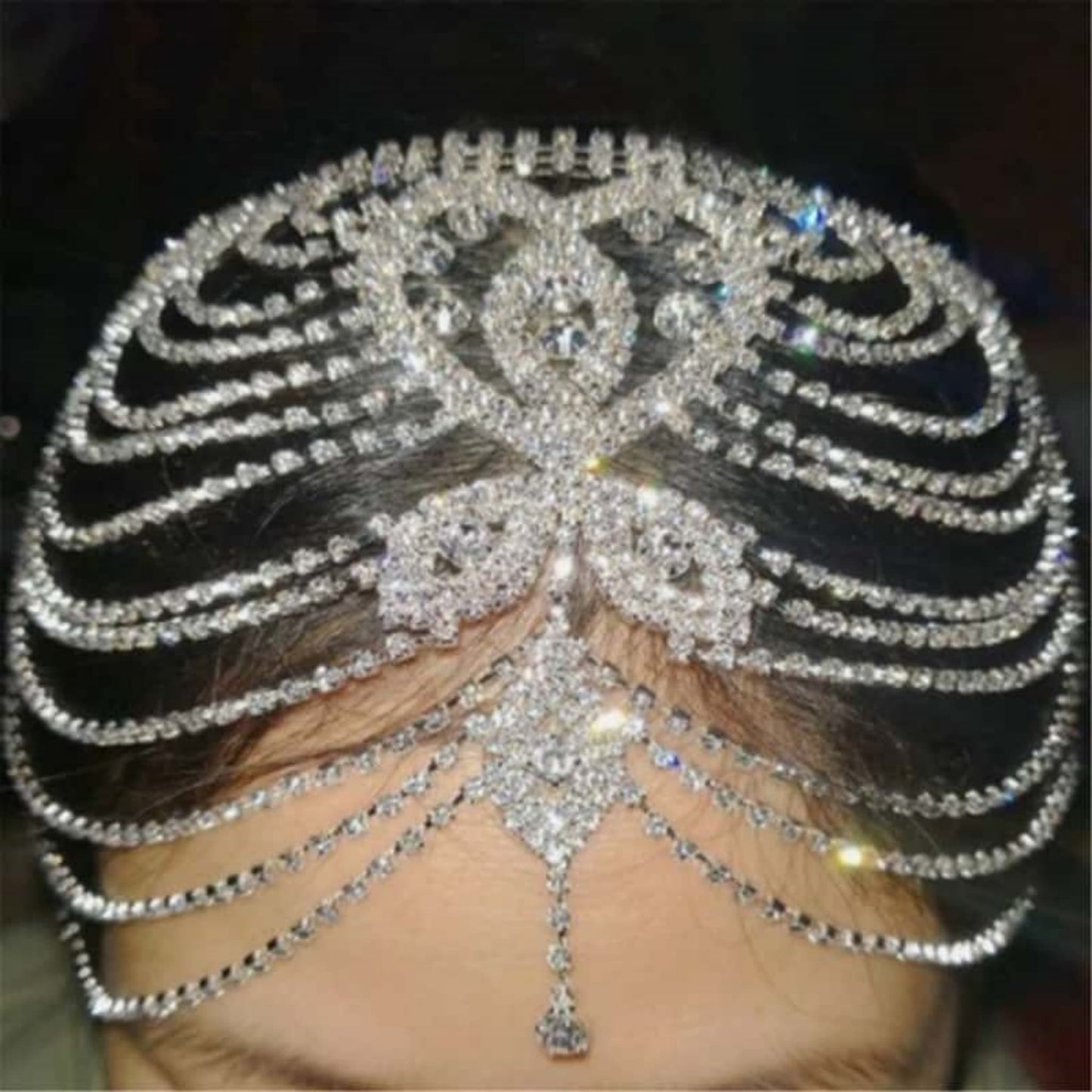 Sparkly Rhinestone Sequins Headbands for Bridal