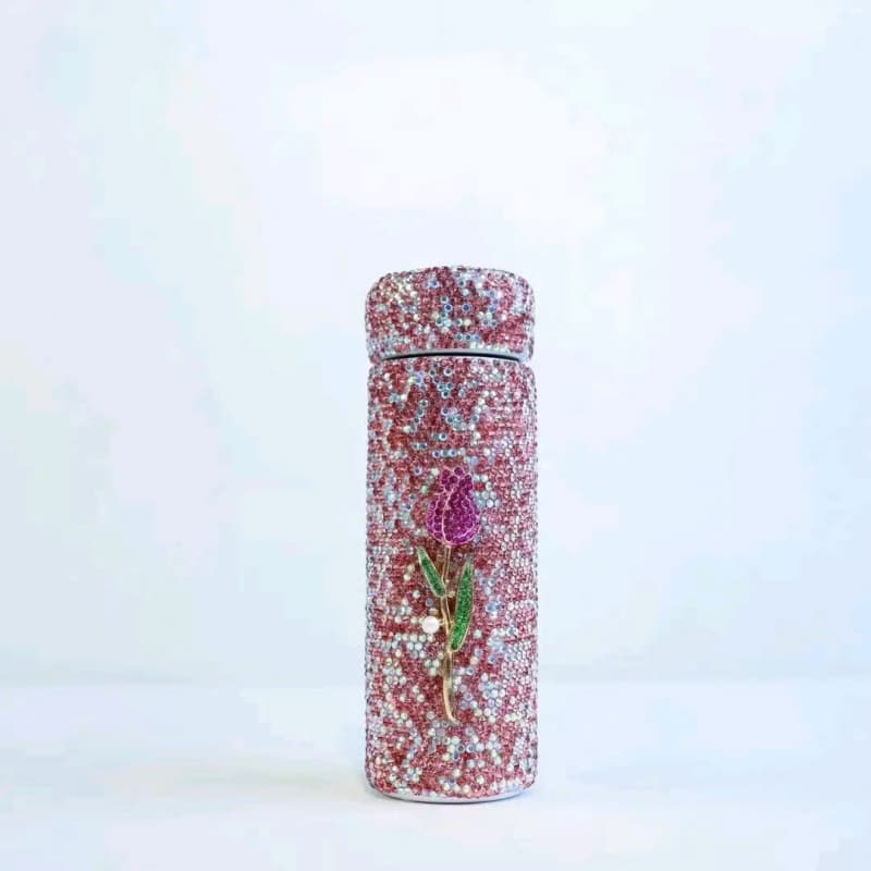 150ML Floral Stainless Steel Pocket Tumbler - Vacuum Insulated Hot Cold Cup