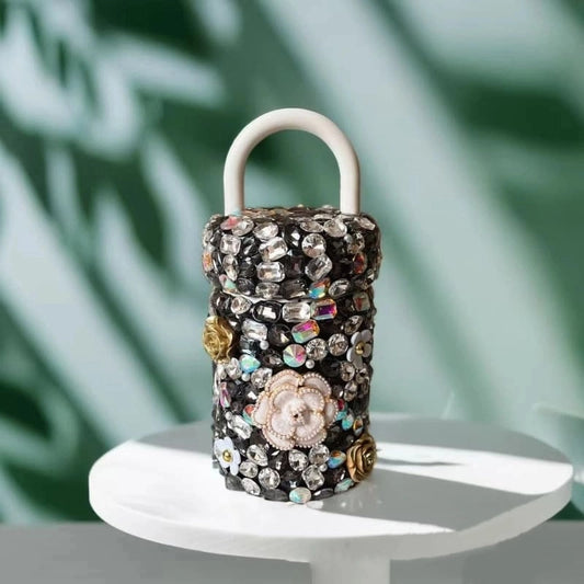 420ml Rhinestone Insulated Tumbler - Hot Cold Cup Christmas Gift