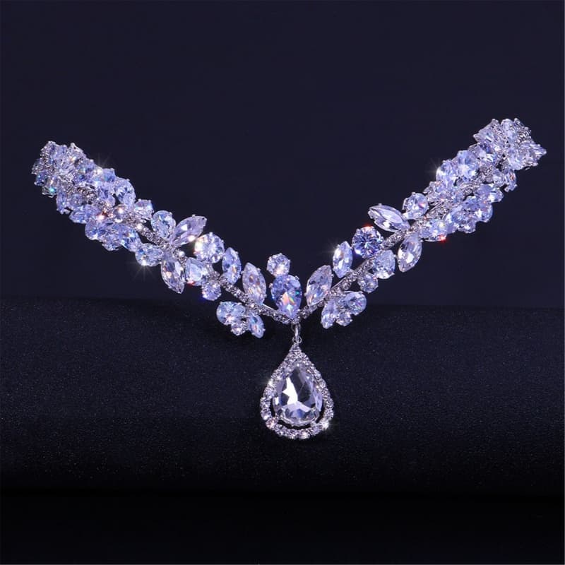 Luxury Rhinestone Bridal Headpiece - Sparkling Hair Jewelry
