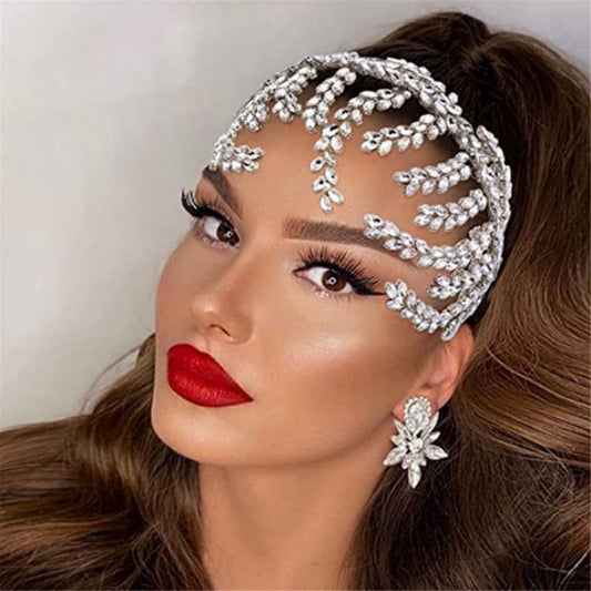 Luxury Rhinestone Head Chain - Sparkling Bridal Crown