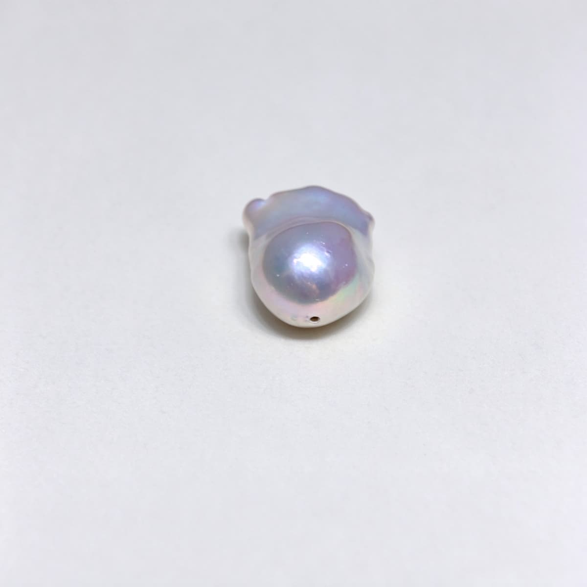 2 pcs Natural Freshwater Baroque Fishtail Pearls – White Loose Pearls