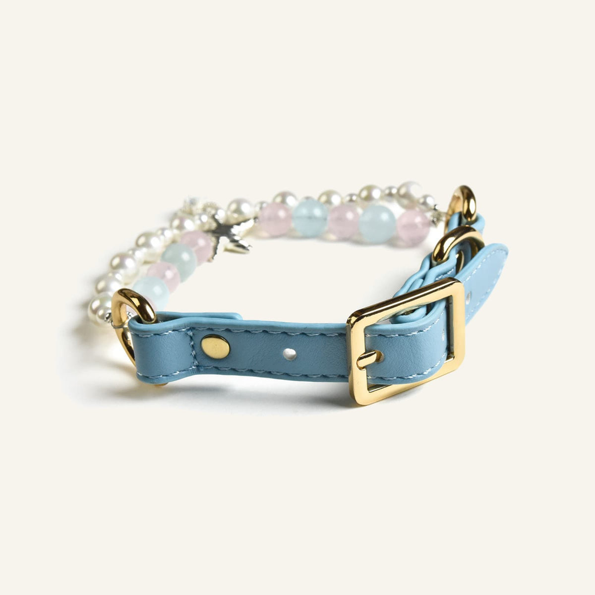 Natural Gemstone & Pearl Pet Necklace｜Cat & Dog Collar