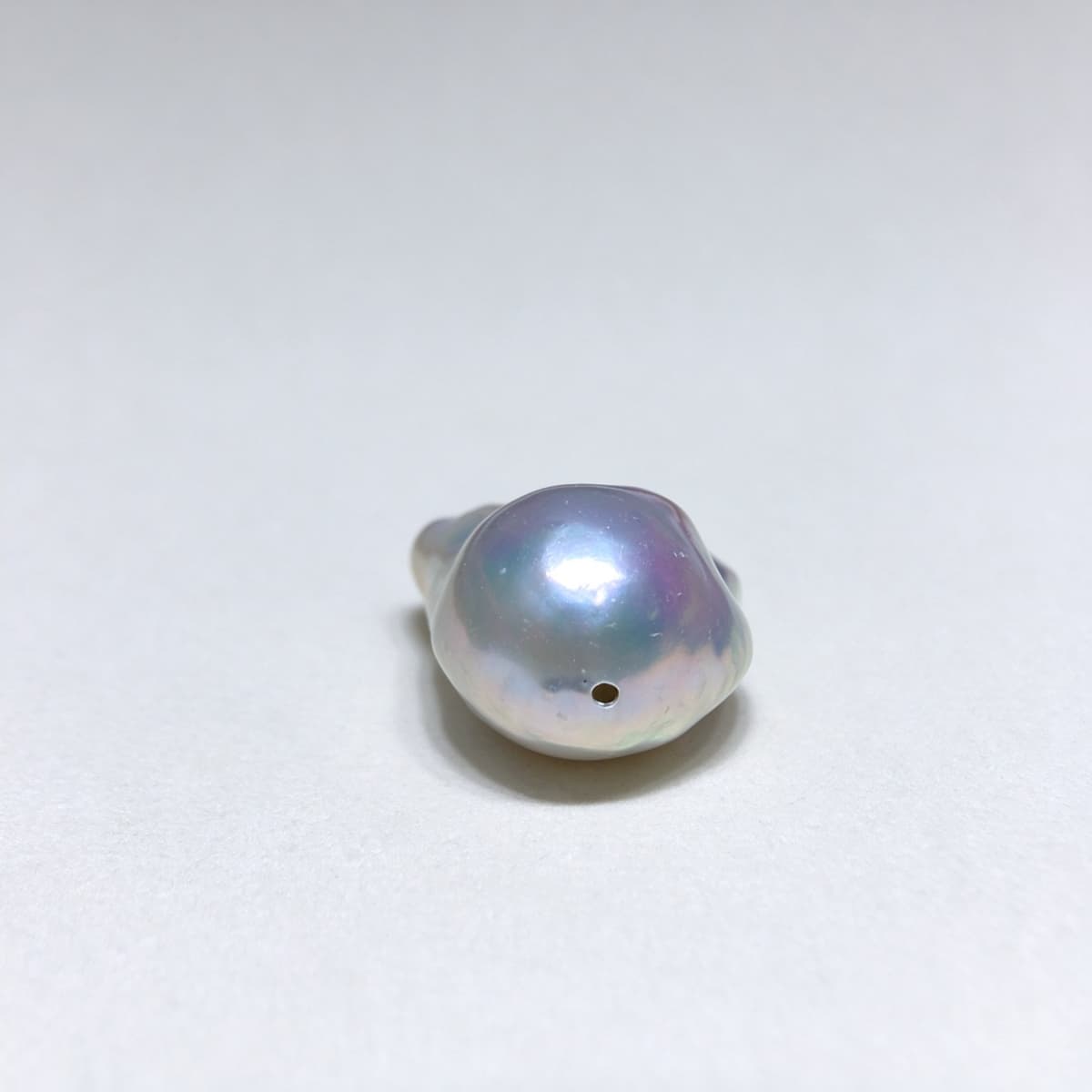 2 pcs Natural Freshwater Baroque Fishtail Pearls – White Loose Pearls