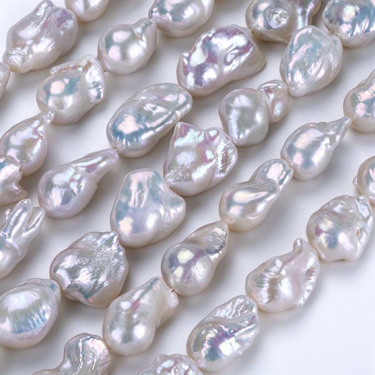 Natural Freshwater Baroque Pearl Bead Strand – Semi-Finished Jewelry Making Supply