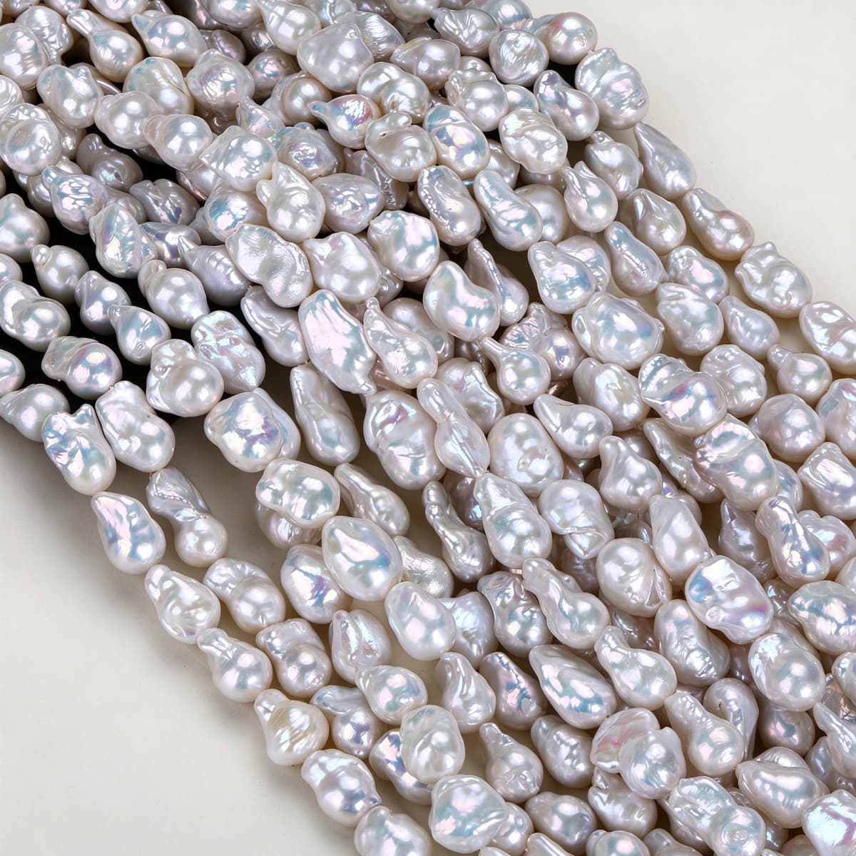 Natural Freshwater Baroque Pearl Bead Strand – Semi-Finished Jewelry Making Supply